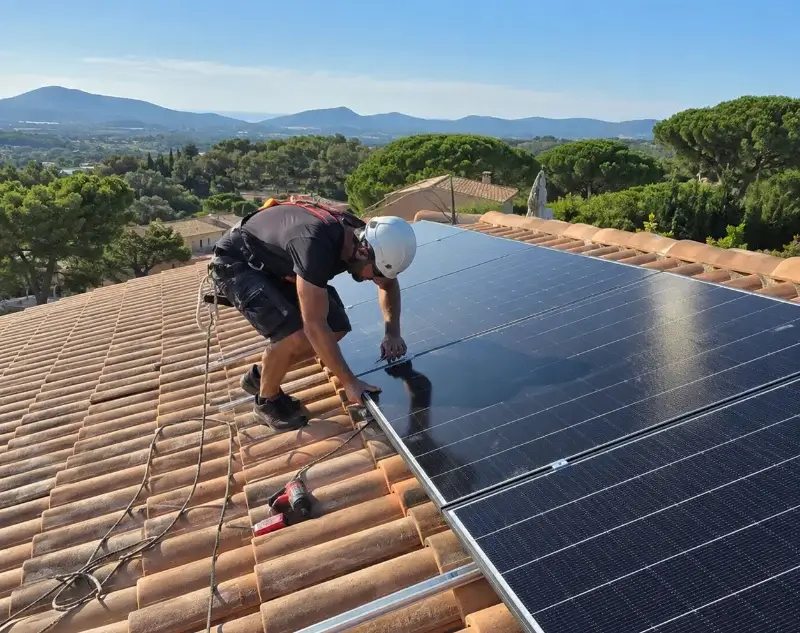 Installateur panneaux solaires Corcelles-en-Beaujolais — pose photovoltaïque sur toiture