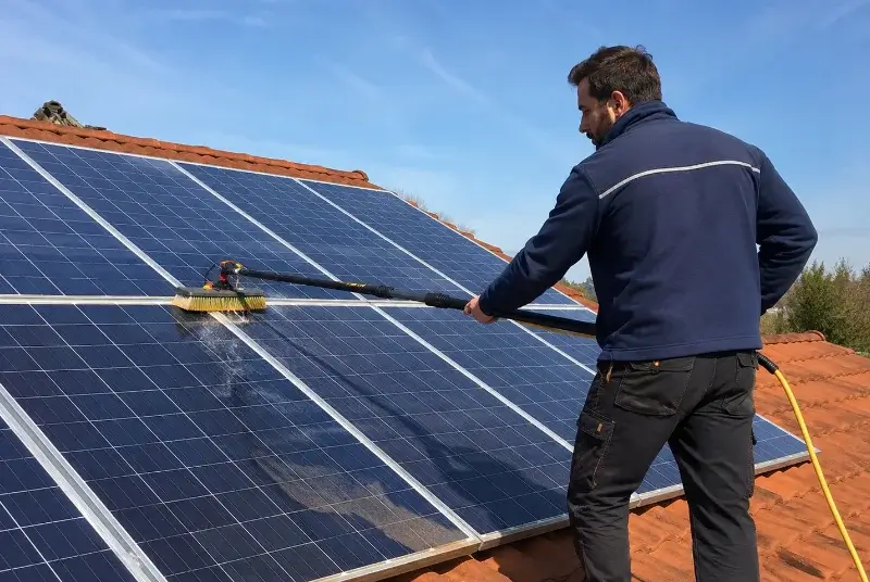 Nettoyage et entretien de panneaux solaires à Corcelles-en-Beaujolais